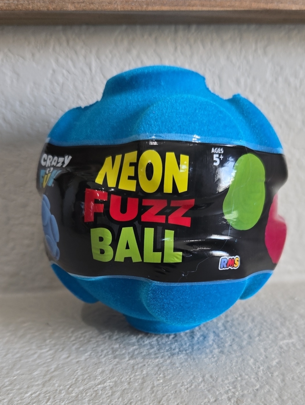 NEON Fuzz Ball Kids Toy - Blue by